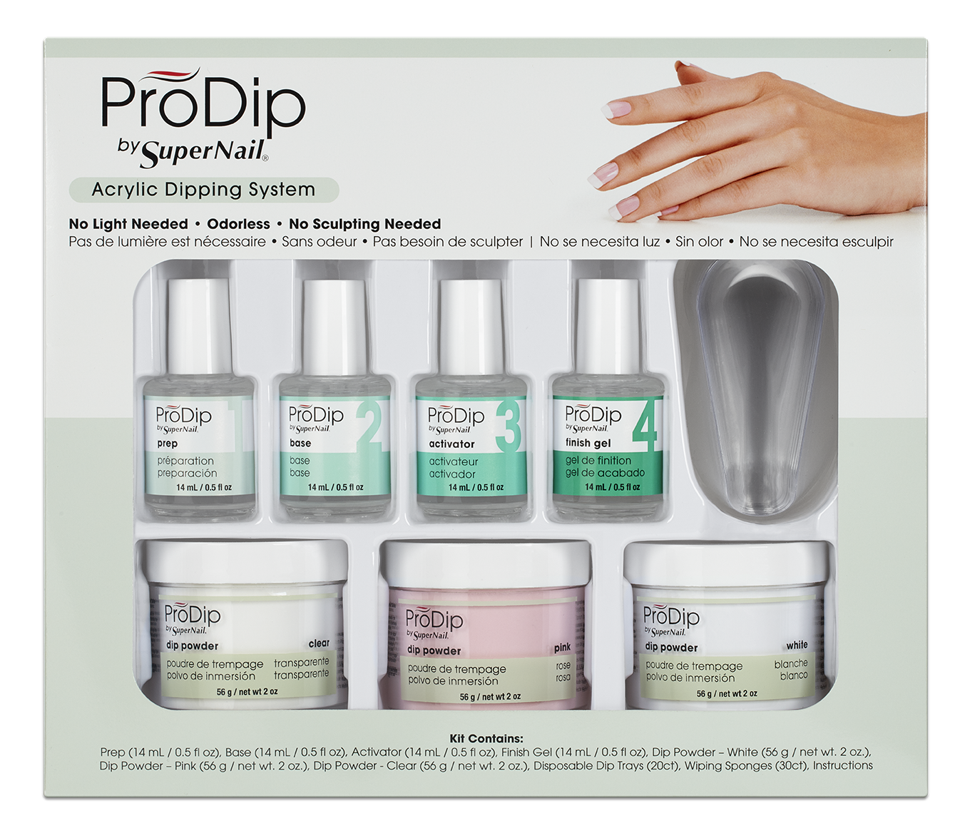 Super Nail ProDip Acrylic Dipping kit.