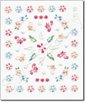 Nail Sticker C1010, each.