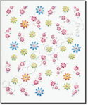 Nail Sticker C1016, each.