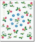 Nail Sticker C1018, each.