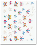Nail Sticker C1022, each.