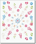 Nail Sticker C1023, each.