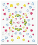 Nail Sticker C1029, each.