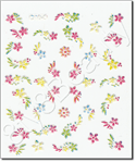 Nail Sticker C109, each.