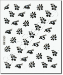 Nail Sticker C1308, each.