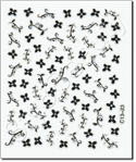 Nail Sticker C1323, each.