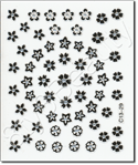 Nail Sticker C1329, each.