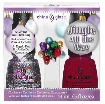 China Glaze 2012 Jingle All The Way set.