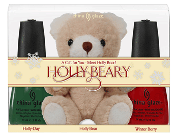 China Glaze 81036, Holly Bear-Y Set 2011.