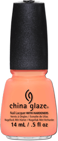 China Glaze 81318, Sun Of A Peach, 0.5 oz.