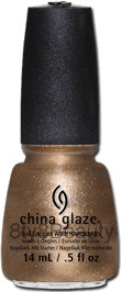 China Glaze 81349, Goldie But Goodie, 0.5 oz.