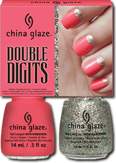 China Glaze Double Digits, 81694 set.