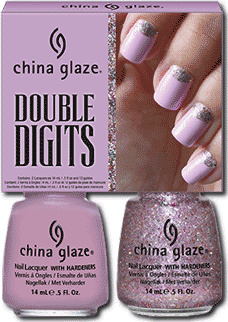 China Glaze Double Digits, 81696 set.