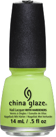 China Glaze 81766, Grass Lime Greener, 0.5 oz.