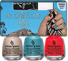 China Glaze Art You Looking Tribal set.