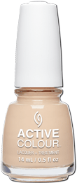 China Glaze Active Colour, A Nude Awakening, 0.5 oz.