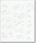 Nail Sticker CJ02, each.