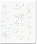 Nail Sticker CJ03, each.