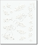 Nail Sticker CJ09, each.