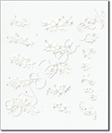 Nail Sticker CJ21, each.
