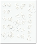 Nail Sticker CJ22, each.
