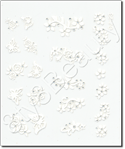 Nail Sticker CJ23, each.