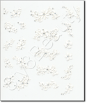 Nail Sticker CJ25, each.