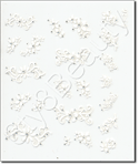 Nail Sticker CJ26, each.