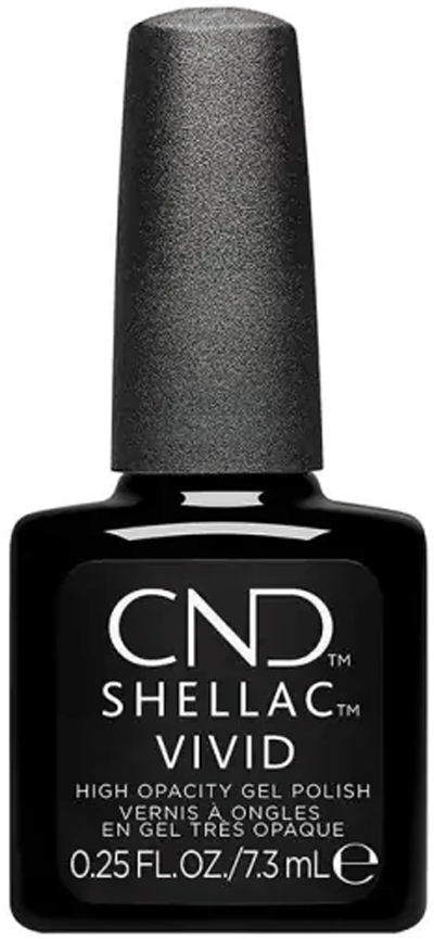 CND Shella Vivid Black Tuxedo, 0.25 oz.
