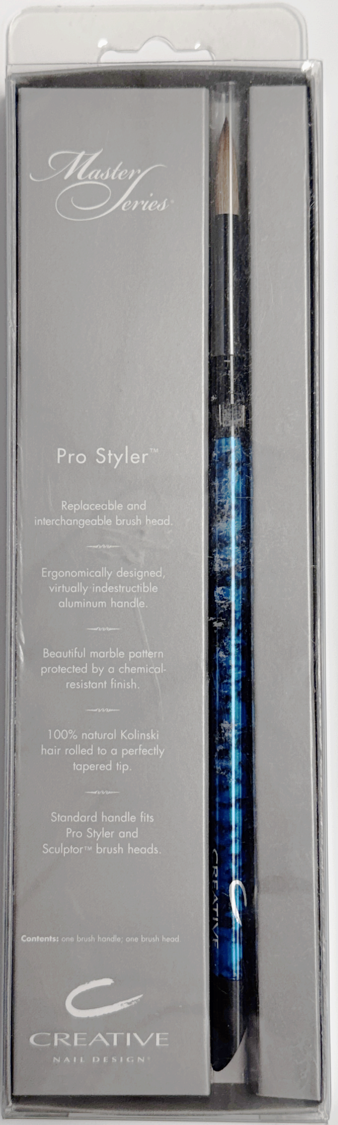 CND Master Series Pro Styler, Blue #8, each.