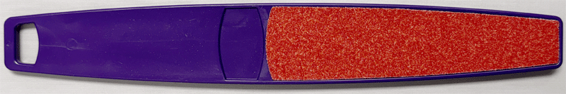 Foot Paddle 80/120 grit, Mylar, each.