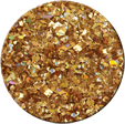 It's So Easy, Cracked Ice Glitter Powder,Gold Holographic, 0.07 oz.