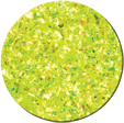It's So Easy, Cracked Ice Glitter Powder, Neon Yellow, 0.07 oz.