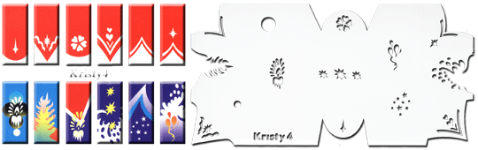 STENCIL KRISTY 4, EACH