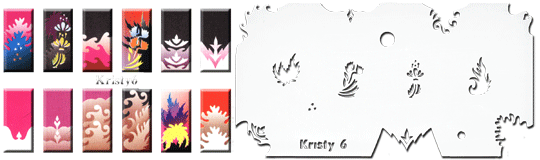 STENCIL KRISTY 6, EACH