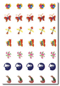 Nail Sticker, 0018, each.