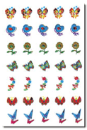Nail Sticker 0026, each.