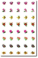 Nail Sticker 0031, each.