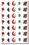 Nail Sticker 0032, each.