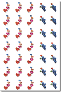 Nail Sticker 0036, each.