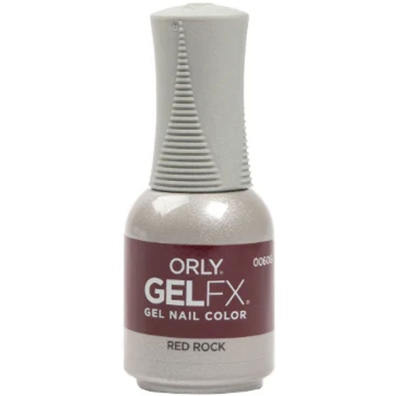Orly GelFX Gel Nail Color, Red Rock, 0.6 oz.