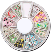 Sliced Poly, Christmas Carousel.