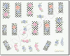Nail Sticker QS-09, each.