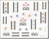 Nail Sticker QS-13, each.
