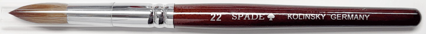 Acrylic Brush Oval Kolinsky, #22, each