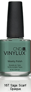 CND Vinylux, Sage Scarf, 0.5 oz.