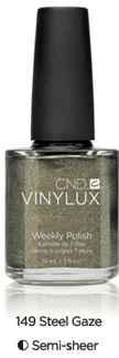 CND Vinylux, Steel Gaze, 0.5 oz.