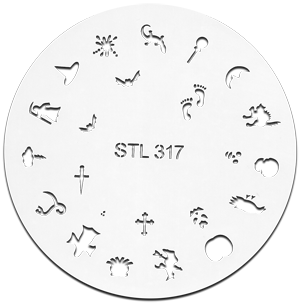 Stencil STL317, each.