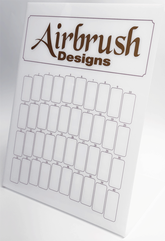 Table Airbrush Display Board, each.