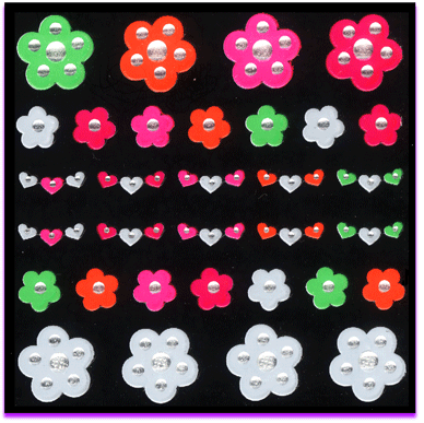 TD4 Toe Nail Decals.